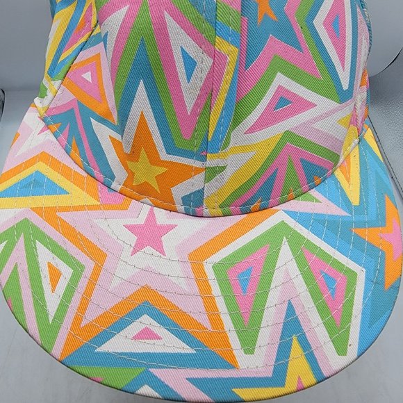CLH Creating Limitless Heights Adults Small Medium Stars Allover Print Hat Cap - Picture 5 of 9
